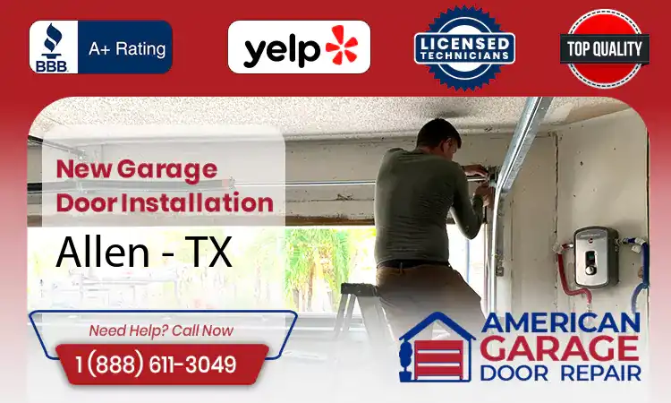 New Garage Door Installation Allen - TX