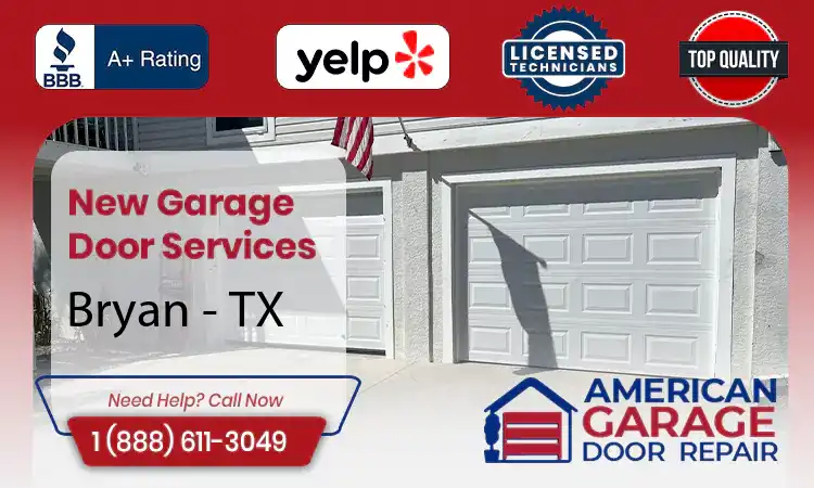 New Garage Doors Bryan - TX 