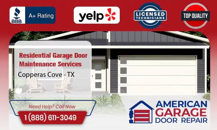 Residential Garage Door Maintenance Services Copperas Cove - TX 