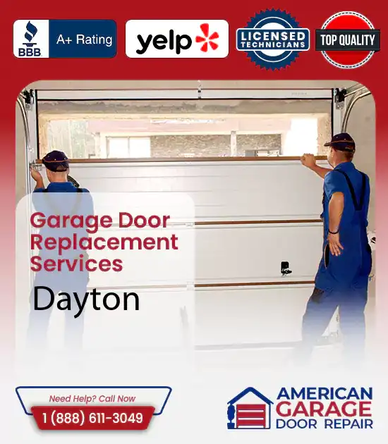 Garage Door Replacement Services Dayton 