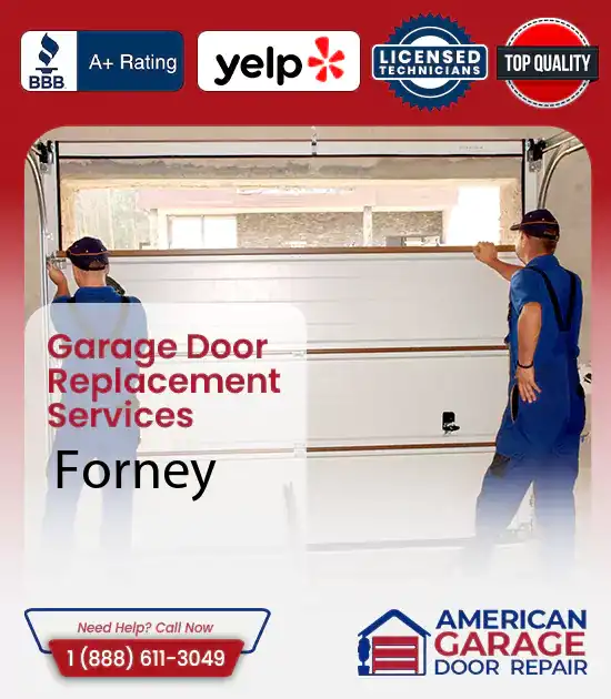 Garage Door Replacement Services Forney 