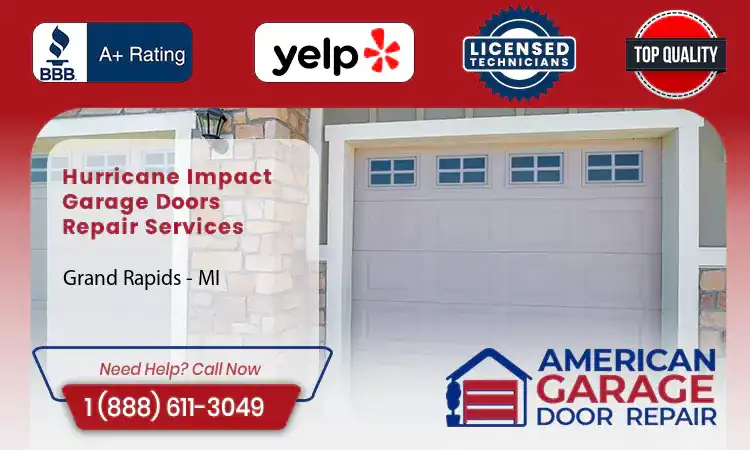 Hurricane Impact Garage Doors Grand Rapids - MI 