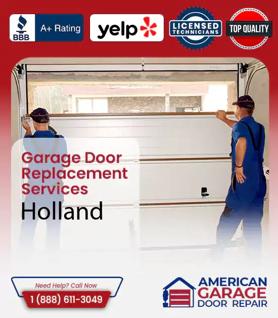 Garage Door Replacement Services Holland 