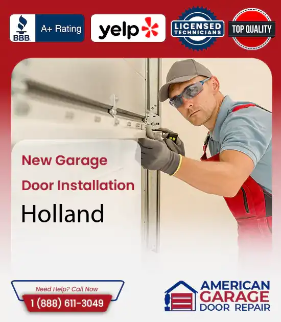 New Garage Door Installation Services Holland 