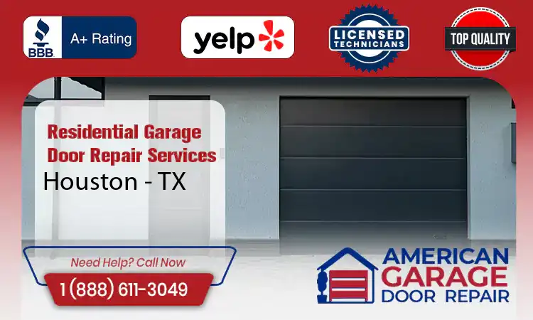 Residential Garage Door Repair Services Houston - TX 
