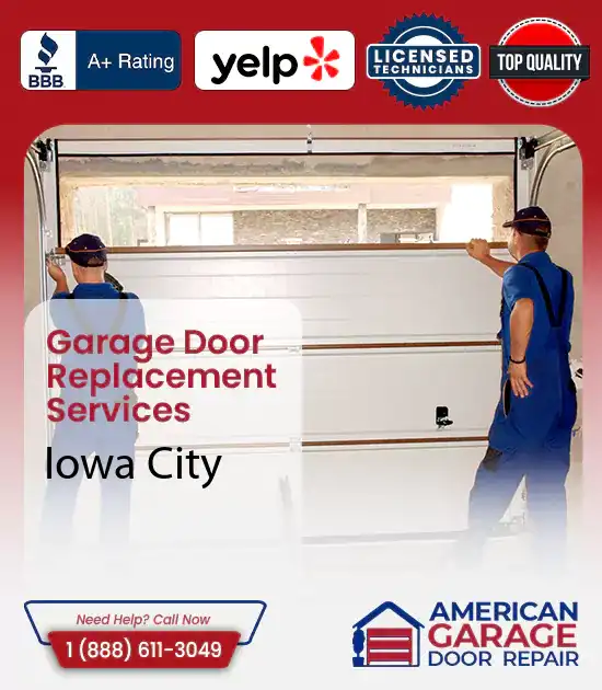 Garage Door Replacement Services Iowa City 