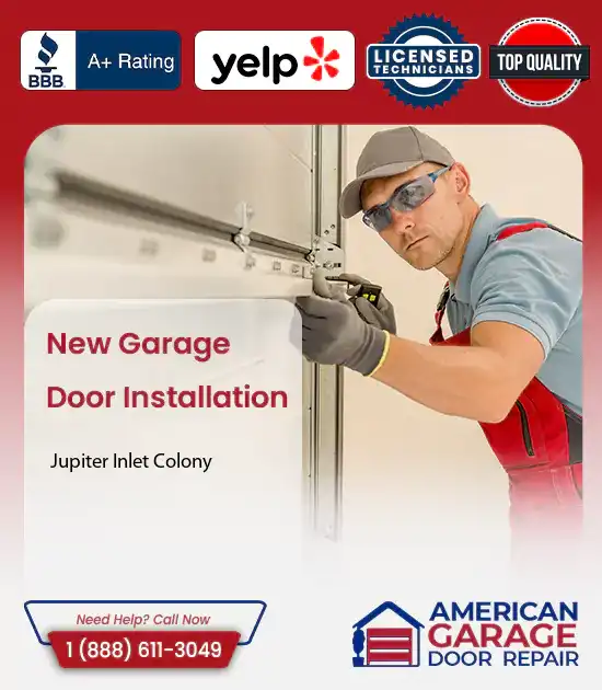 New Garage Door Installation Services Jupiter Inlet Colony 