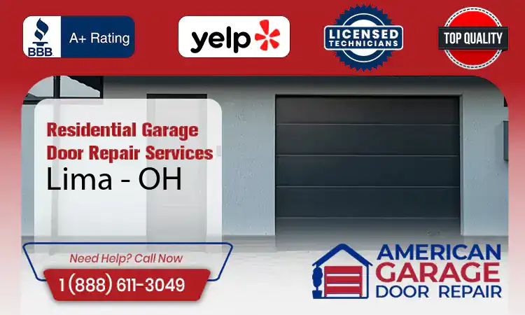 Residential Garage Door Repair Services Lima - OH 