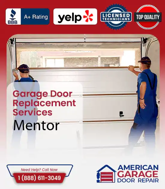 Garage Door Replacement Services Mentor 