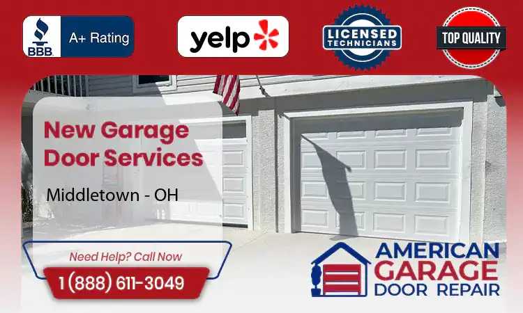 New Garage Doors Middletown - OH 