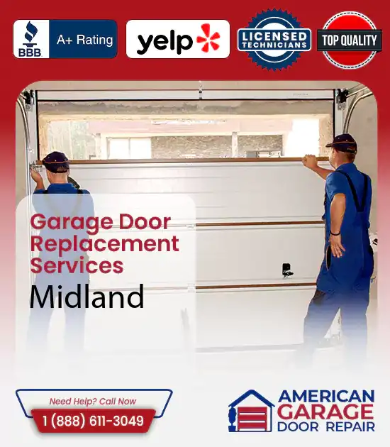 Garage Door Replacement Services Midland 