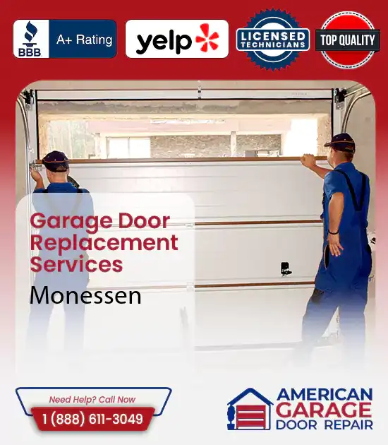 Garage Door Replacement Services Monessen 