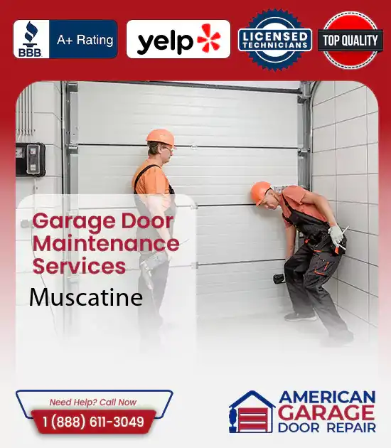 Garage Door Maintenance Services Muscatine 
