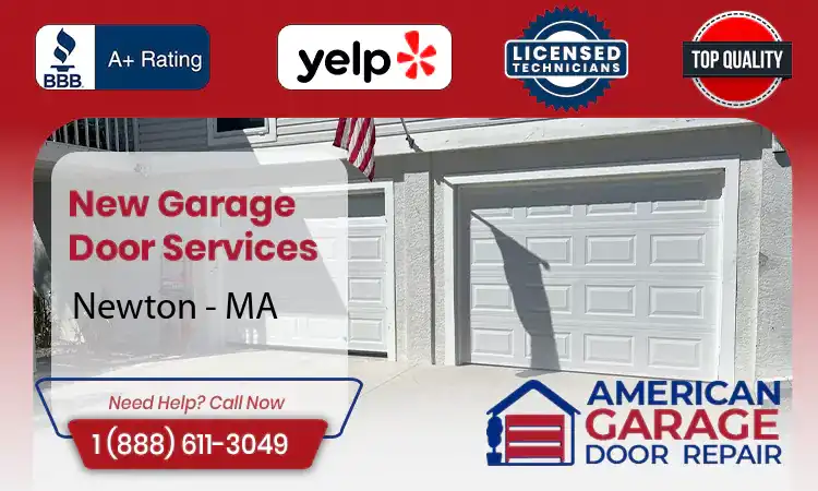 New Garage Doors Newton - MA 