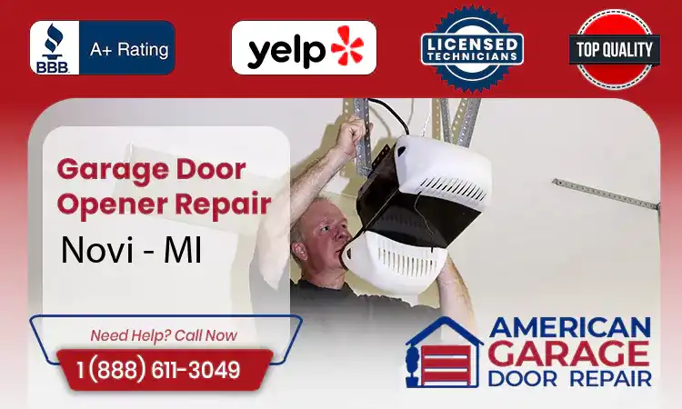 Garage Door Opener Repair Novi - MI 