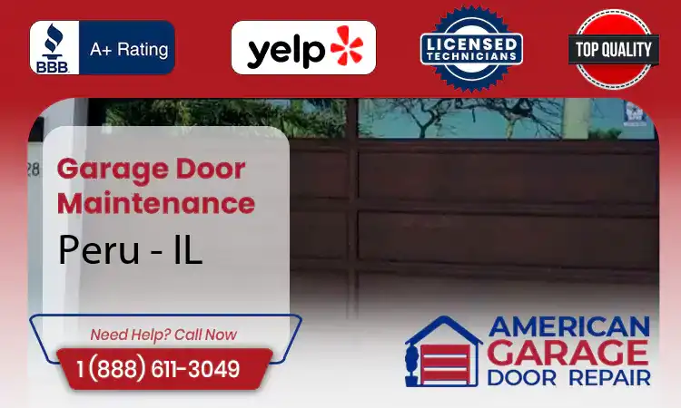 Garage Door Maintenance Peru - IL 