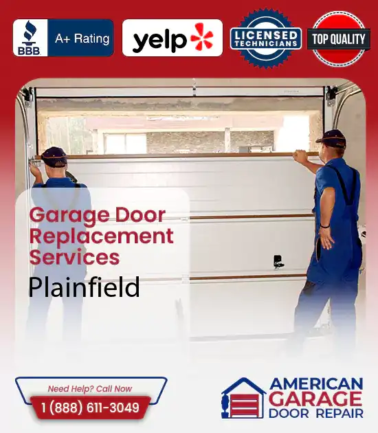 Garage Door Replacement Services Plainfield 