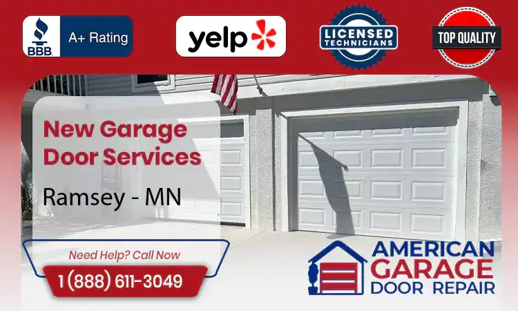 New Garage Doors Ramsey - MN 