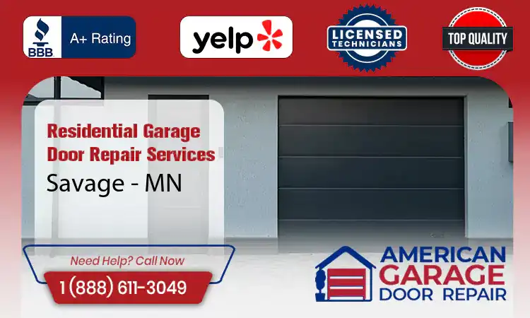 Residential Garage Door Repair Services Savage - MN 