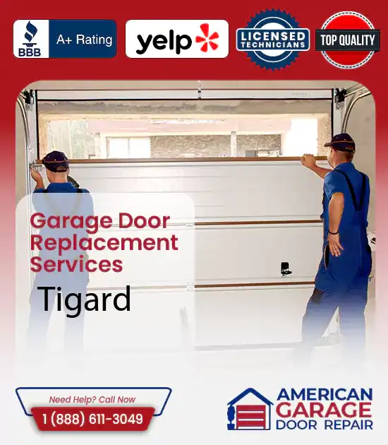 Garage Door Replacement Services Tigard 