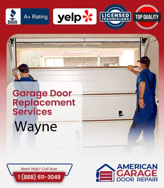 Garage Door Replacement Services Wayne 