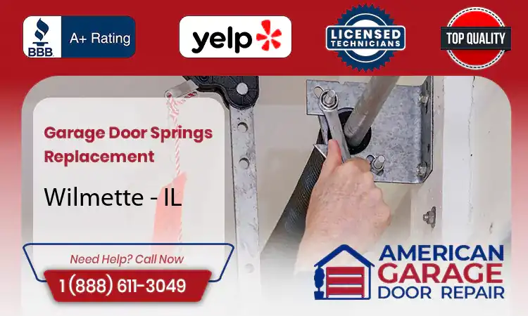 Garage Door Springs Replacement Wilmette - IL 