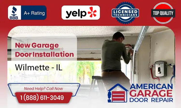New Garage Door Installation Wilmette - IL 