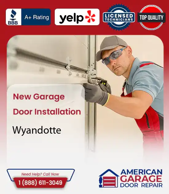 New Garage Door Installation Services Wyandotte 