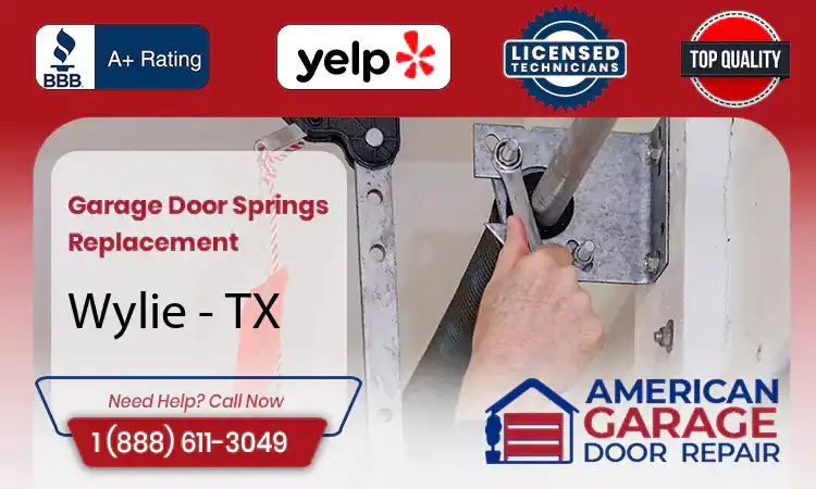 Garage Door Springs Replacement Wylie - TX 