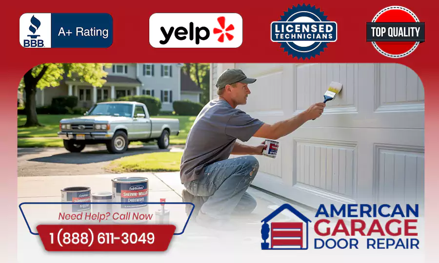 Garage Door Paint Preparation